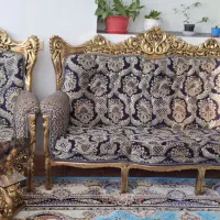 مبل 7 نفره استیل به همراه میز ناهارخوری|مبلمان خانگی و میز عسلی|ملارد, |دیوار