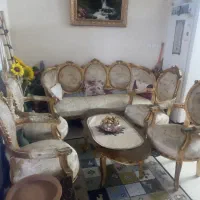 مبل طرح استیل ۹ نفره|مبلمان خانگی و میز عسلی|تهران, قاسم‌آباد|دیوار