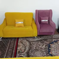 باسلام فروش فوری یکدست مبل 7نفره شیک وبه روز