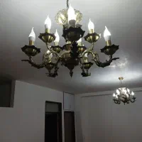 دو عدد لوستر انتیک