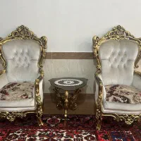 مبل سلطنتی ۹ نفره با سه عدد جلو مبلی قیمت ۲۵میلیون|مبلمان خانگی و میز عسلی|آذرشهر, |دیوار