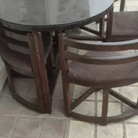 میز نهار خوری مدل کم جا سالم محکم 4800