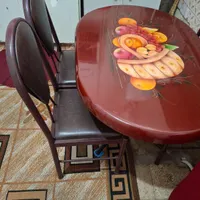 میزنهارخوری ۴نفره|میز و صندلی غذاخوری|فسا, |دیوار