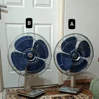 ۲ عدد پنکه رومیزی قدیمی توشیبا