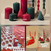 شمع یلدایی خاص (استوانه بدون اشک و قلمی)