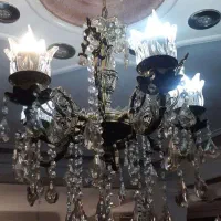 3 عدد لوستر برنجی 5 شاخه