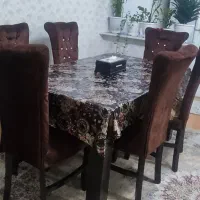 میز نهار خوری 6نفره در حد نو