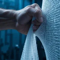 فروش عمده مش فایبرگلاس مقاوم قلیا وال‌مش