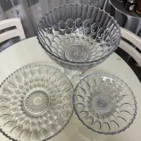 کریستال پذیرایی، سوگا ژاپن، ظرف پایه دار|ظروف سرو و پذیرایی|تهران, بنیهاشم|دیوار