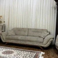 مبل۸نفره چرم پارچه