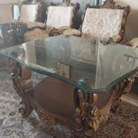مبل سلطنتی پونیاک ۹نفره با میز نهارخوری ۱۰ نفره