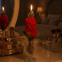 شمع گل سنبل کاملادست ساز