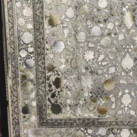 فرش۹متری طلاکوب/۱۲۰۰شانه/ کالکشن موکا موجود|فرش|نهاوند, |دیوار