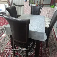 میز نهارخوری ۴ نفره|میز و صندلی غذاخوری|خرم‌آباد, |دیوار