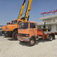 بنز زیرمایلر دهچرخ جرثقیل|خودرو سنگین|شیراز, ابیوردی|دیوار