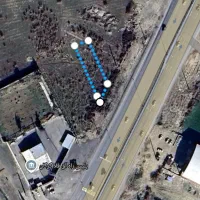 زمین پلیس راه آق قلا/سرمایه گذاری/بر اتوبان گرگان