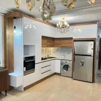 کابینت سرویس چوب مرغوب ترین کیفیت/هایگلاس/mv2