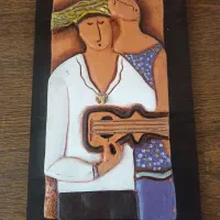 تابلو دست ساز سفال