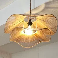 انواع لوستر رافیا و چراغ خواب و جا دستمال