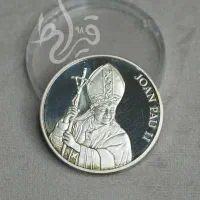 سکه نقره Joan pau II عیار ۹۹۹|کلکسیون اشیاء عتیقه|تهران, بازار|دیوار