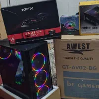 کیس گیمینگ گرافیک 8 گیگ rx580رم 16فول RGB