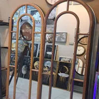 آینه قدی گنبدی آینه چوبی فلزی|آینه|مشهد, توس|دیوار