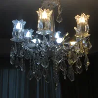 لوستر کریستالی ترک|لوستر و چراغ آویز|تهران, ستارخان|دیوار