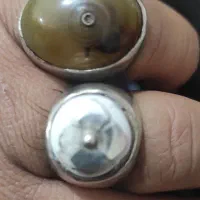 انگشتر سلیمانی کهنه بارکاب نقره