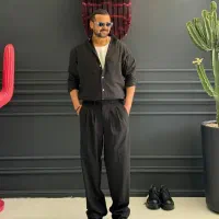شلوار بگ پارچه ای