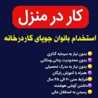 کار برای خانم های خانه دار فقط بایک گوشی