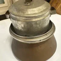 هاون برنجی و دیگچه و قابلمه مسی قدیمی کوچک|کلکسیون اشیاء عتیقه|تهران, شهران شمالی|دیوار