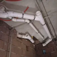 لوله کشی فاضلاب، لوله سفید سرد گرم