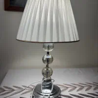 آباژور سفید نقره ای کاملا سالم