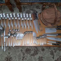 وسایل اضافی قاشق و چنگال چاقو دیس