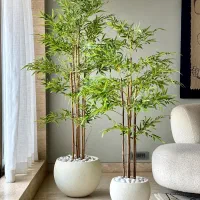 بامبو مصنوعی ۵ شاخه لوکس و باکیفیت