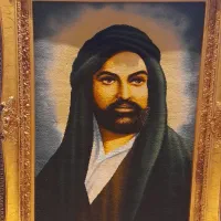 فرش دستبافت  تمثال حضرت علی علیه السلام