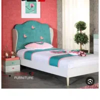 تخت خواب نوجوان مدل ابنبات سنا چوب