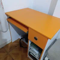 میز تحریر MDF با کشو و صفحه کشویی