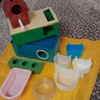 فنچ و لوازم قفس. معاوضه با قفس.