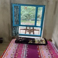 کلبه دربستی.نوساز با ویو جنگل و رودخانه چالوس