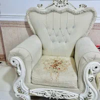 مبلمان شکاری با چوب راش و پارچه ترک|مبلمان خانگی و میز عسلی|چابهار, |دیوار