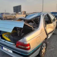 پژو 405تصادفی ۸۹