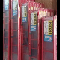 نردبان آهنی کشویی ریلی آیرون