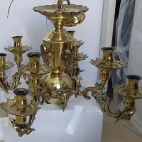 لوستر برنز نو چهار شاخه   استفاده نشده|لوستر و چراغ آویز|تبریز, |دیوار