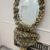 آینه و کنسول فایبرگلاس طرح رز