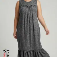 پیراهن راحتی روز مره بیگ سایز آی یلدیز کد3731