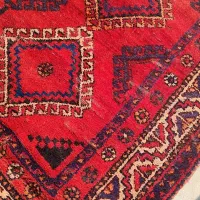 فرش دستباف با قدمت نیم قرن|فرش|بهبهان, |دیوار