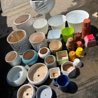 گلدان سرامیکی و پلاستیکی