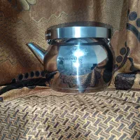 قندان طلایی و قوری|قوری، کتری، قهوه‌ساز دستی|زاهدان, |دیوار