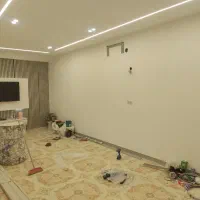 سقف کاذب کناف pvc لاین نوری رنگ امیزی ماربل شیت